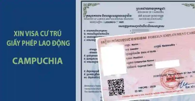Hướng dẫn đăng ký Visa Working tại Campuchia đầy đủ nhất